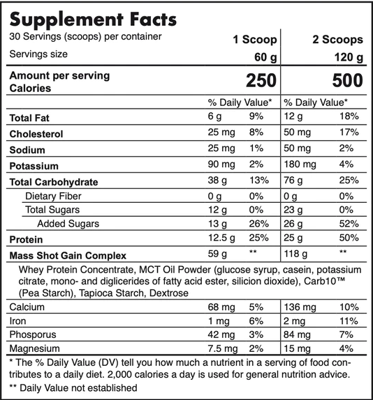 MASS CHASER – Muscle Gainer