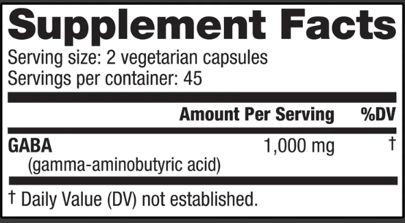 GABA (500mg)