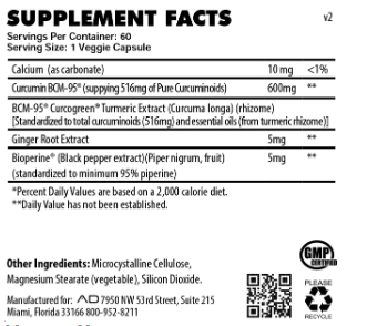 BCM-95 Curcumin - Anti-Inflammatory Support