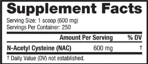 NAC (N-Acetyl-Cysteine) (600 mg)